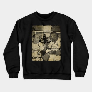 Dick Groat and Bob Gibson - 1964 WS Crewneck Sweatshirt